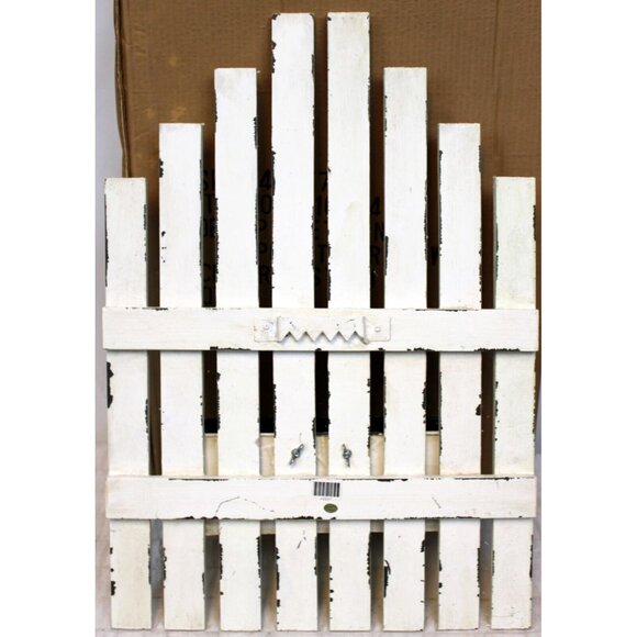 Southern Living SLAH Picket Fence Planter Metal Wood Wall Hang #40057 Farm Rusti - Picture 8 of 11